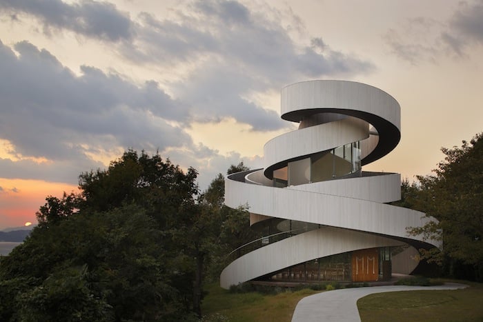 A Spiralling Ribbon Chapel By Hiroshi Nakamura And Nap Co