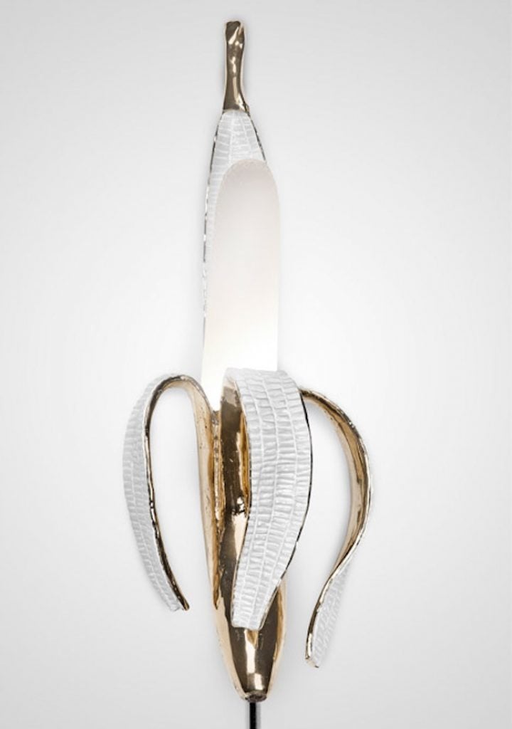 Glowing Bronze Banana Lamps By Studio Job Ignant