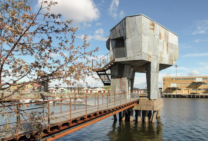 An Elevated Public Sauna In Gothenburg By Raumlabor - IGNANT