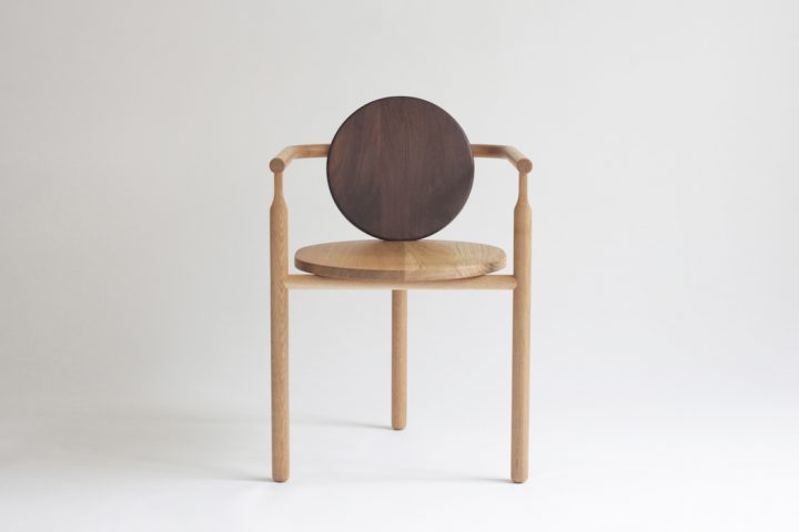 A Three-Legged Wooden Chair By Milk Design - IGNANT