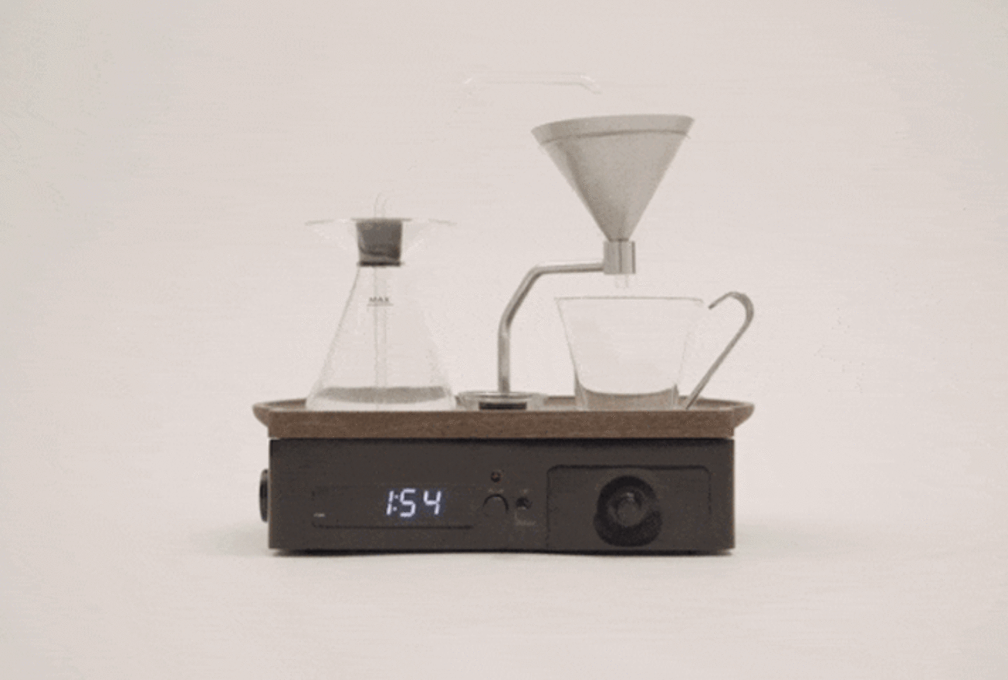 An Alarm Clock Serving You Fresh Coffee