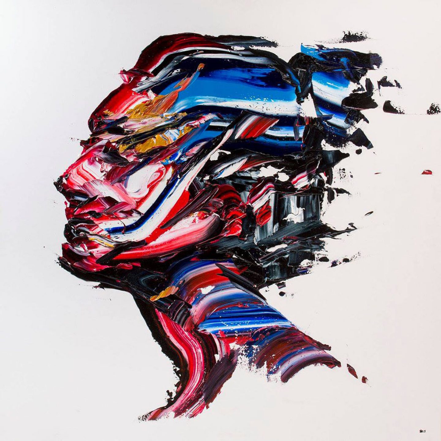 Multicolored Palette Knife Portraits By Salman Khoshroo - IGNANT