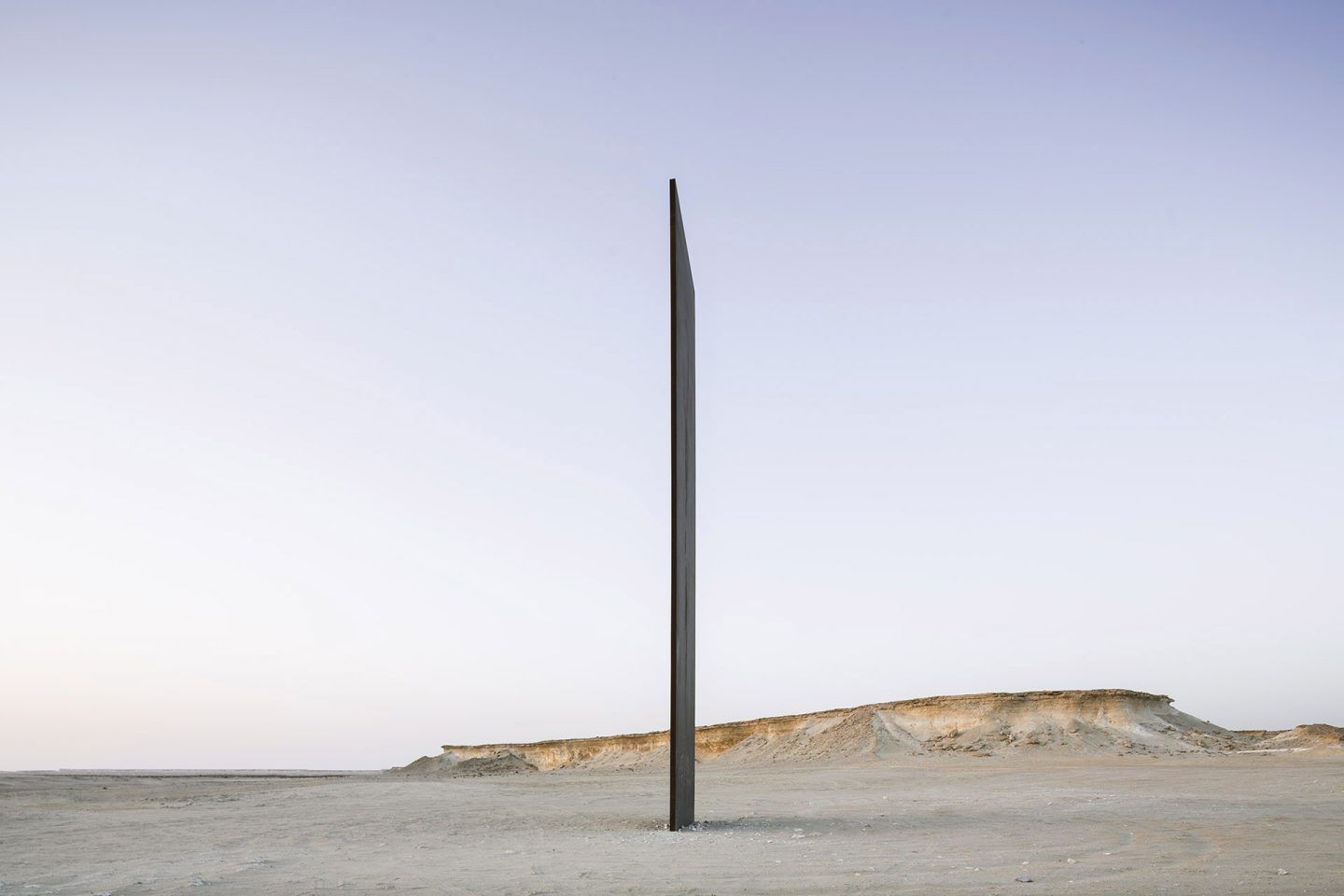 Richard Serras Monumental Public Art Work In The Qatari Desert East