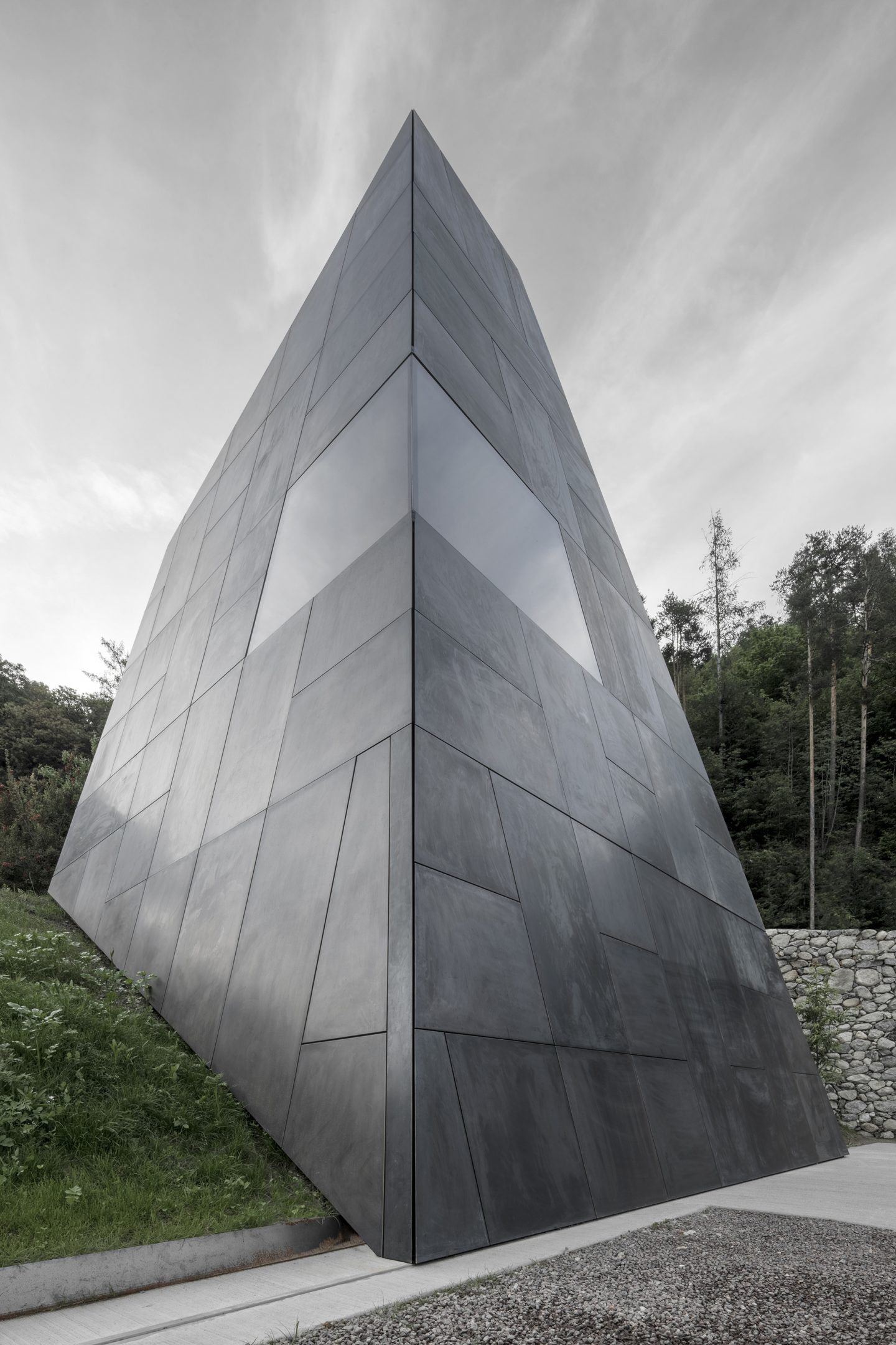 Beneath The Mountains Of Tyrol, This Wine Cellar\'s Geometric Form Bursts  Free From The Landscape - IGNANT