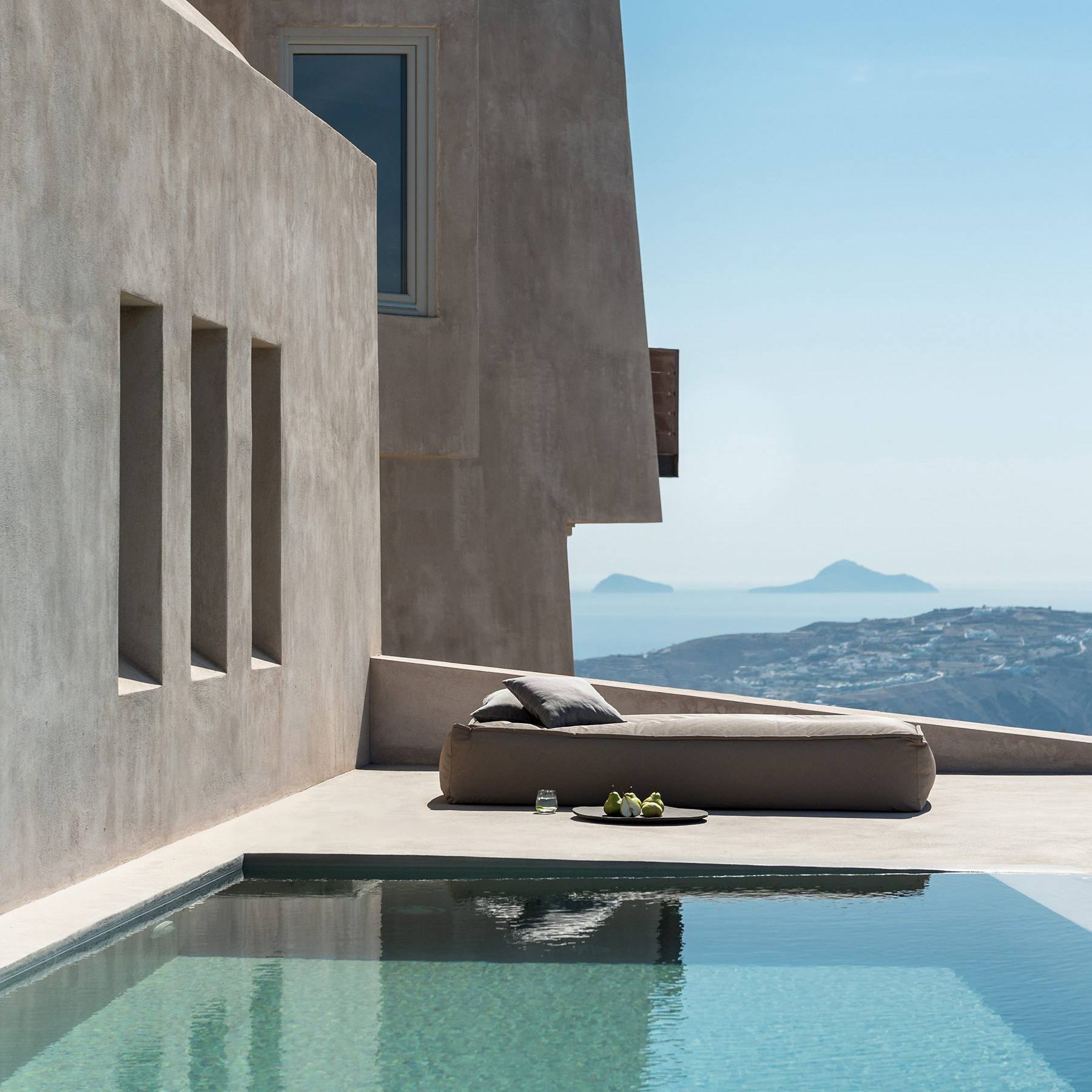 A Monolithic Hilltop Residence In Santorini Is Rooted To Its Historic ...