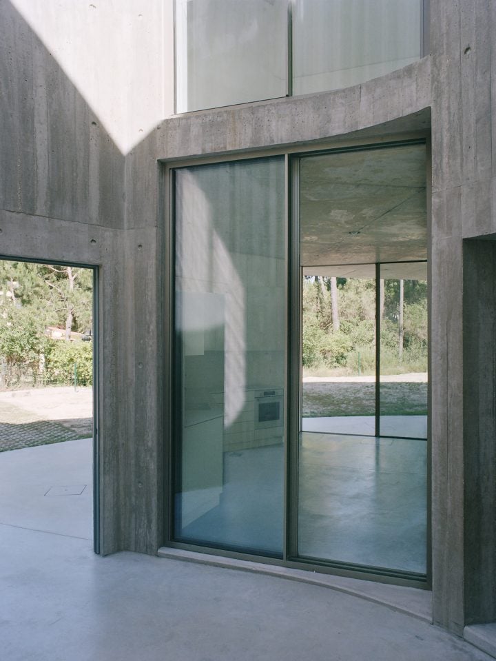 In Portugal, Concrete Residence Casa Trevo Rises From The Ground Like A 