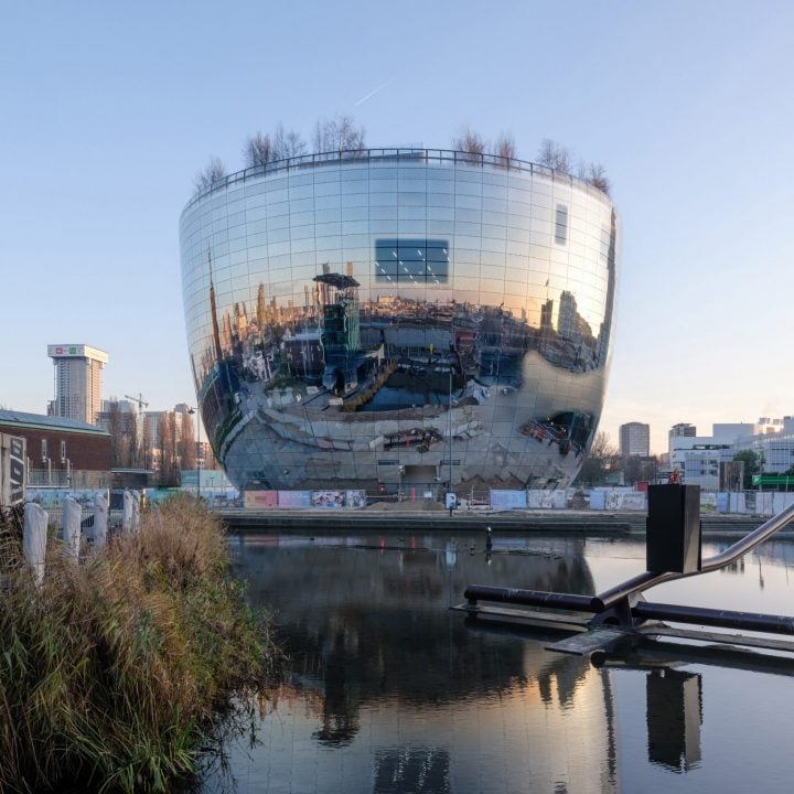 MVRDV’s Enormous Mirrored Art Storage In Rotterdam, Depot Boijmans Van ...